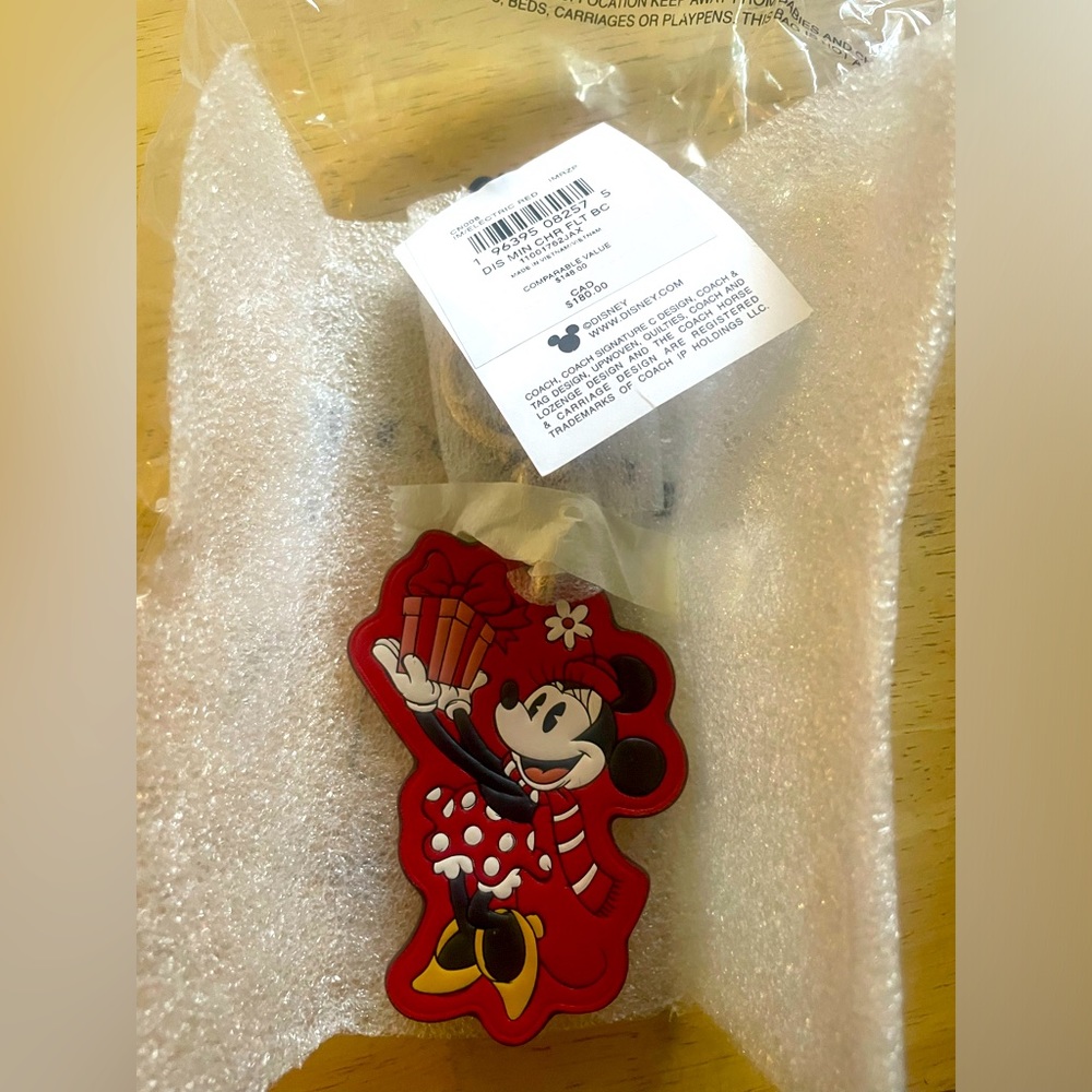 Coach Minnie keychain